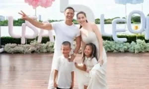 Con song sinh 5 tuổi của Hồ Ngọc Hà, Kim Lý